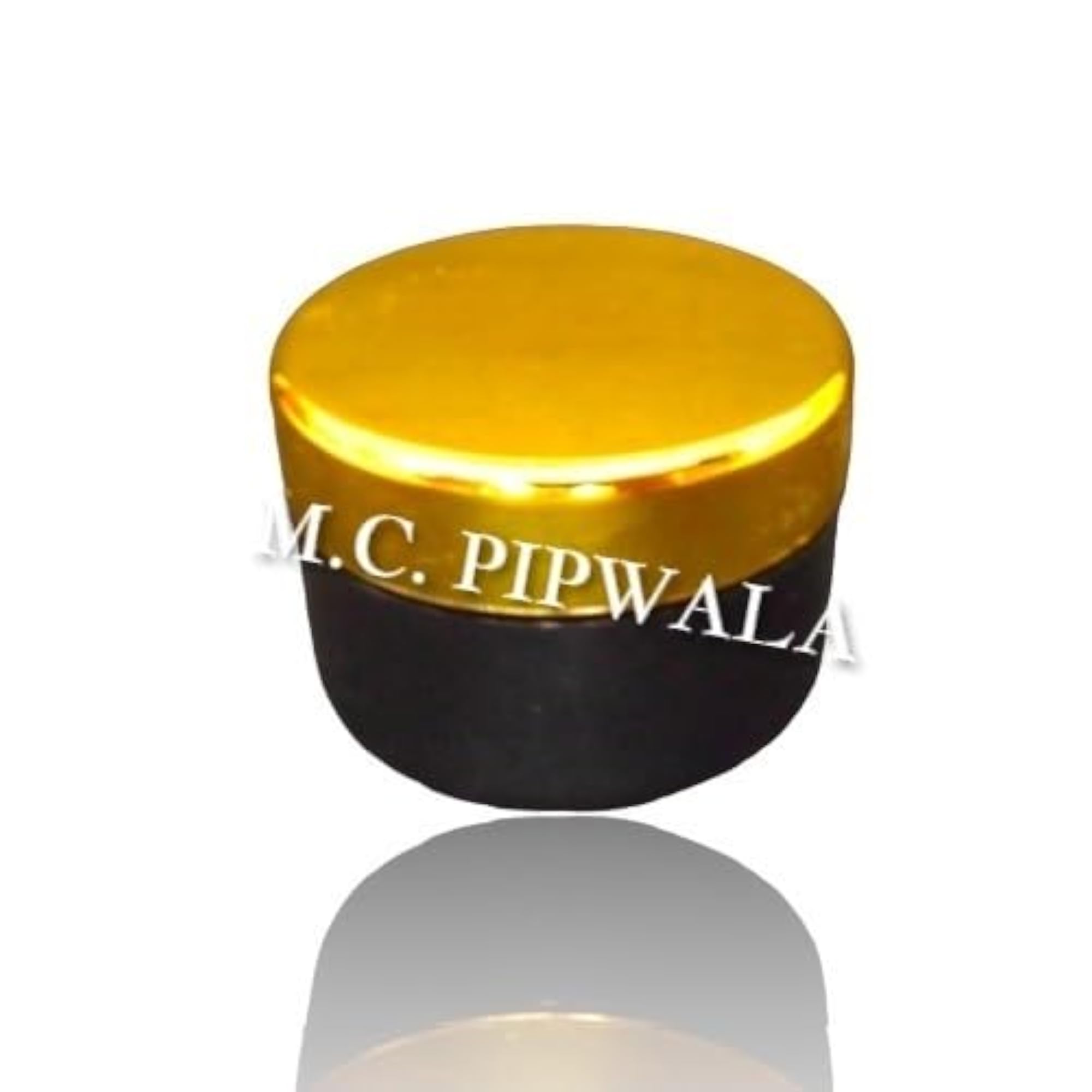 15 gm Round P.S. Black Container with Cap